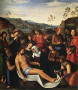 Pietro Perugino Lamentation over the Dead Christ (mk25) oil painting artist